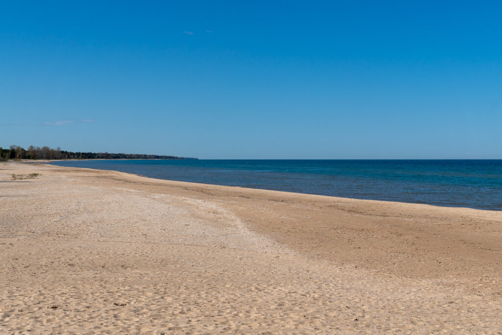 lake huron beach