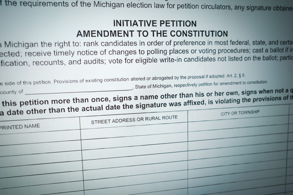 ranked choice petition art