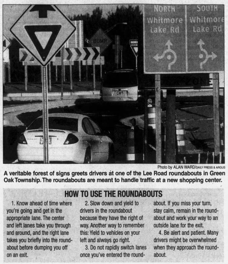 guide on how to use roundabouts