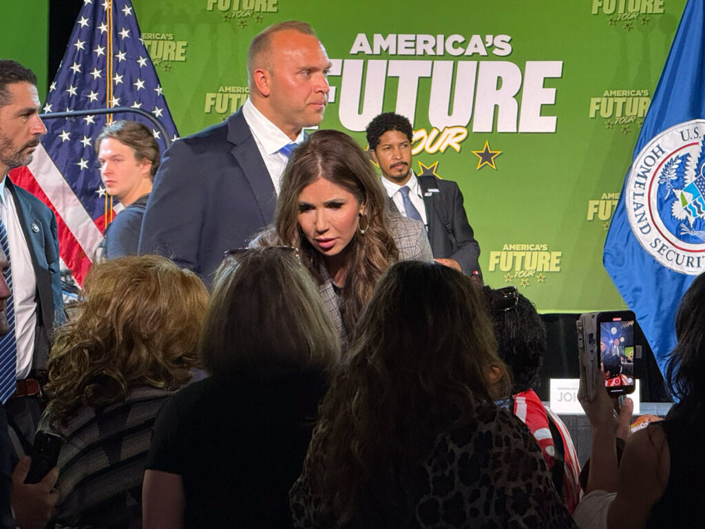 Kristi Noem event