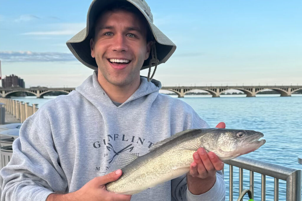 Aldo with fish