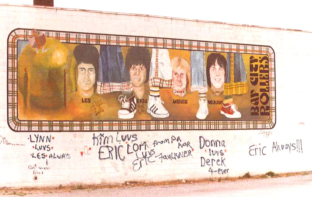 bay city rollers mural