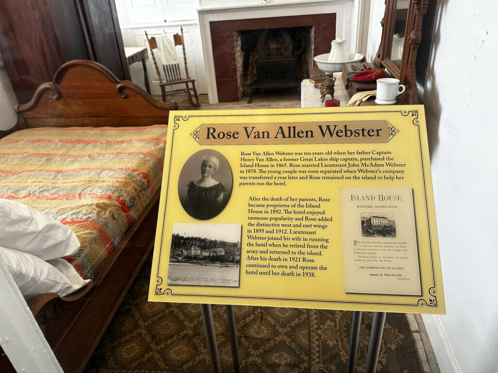 plaque for rose van allen webster