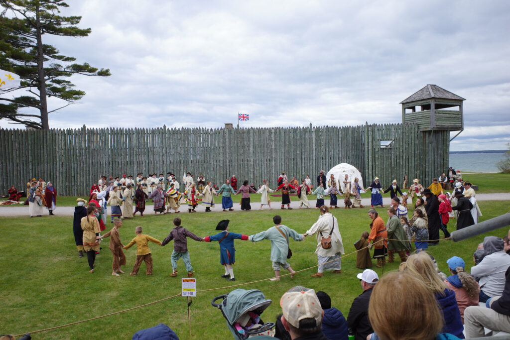 Fort Michilimackinac reenactment