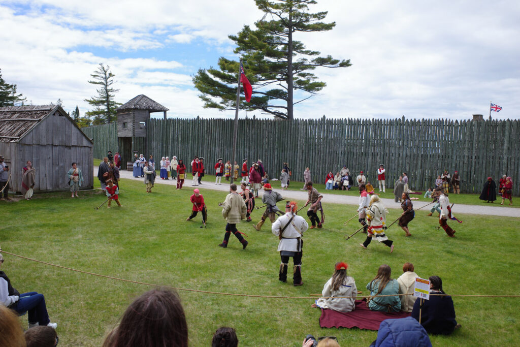 Fort Michilimackinac reenactment
