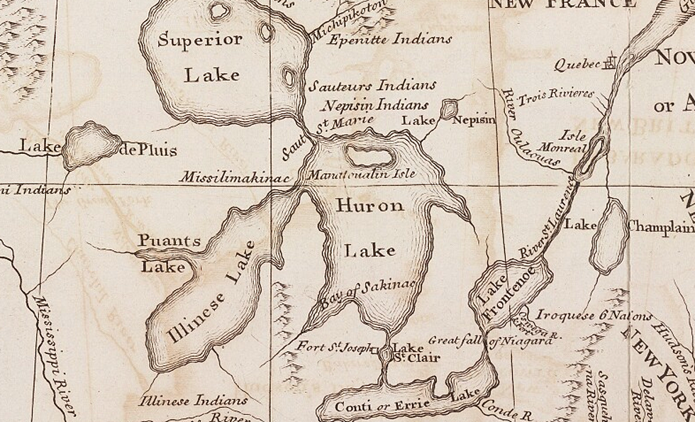 old maps of michigan