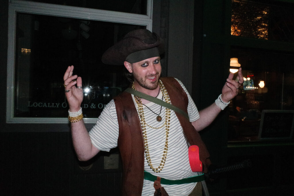 man dressed like pirate