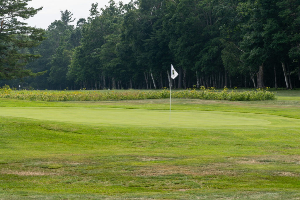 golfing with hickory clubs at wawashkamo