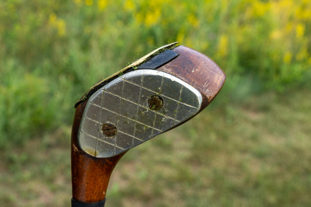 golfing with hickory clubs at wawashkamo