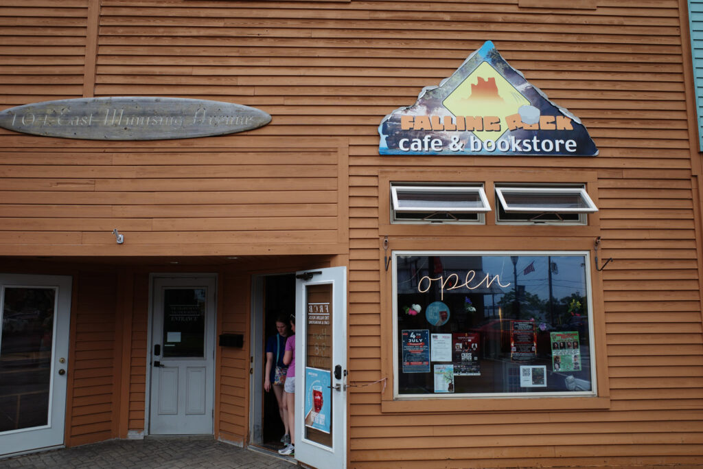 falling rock cafe and bookstore