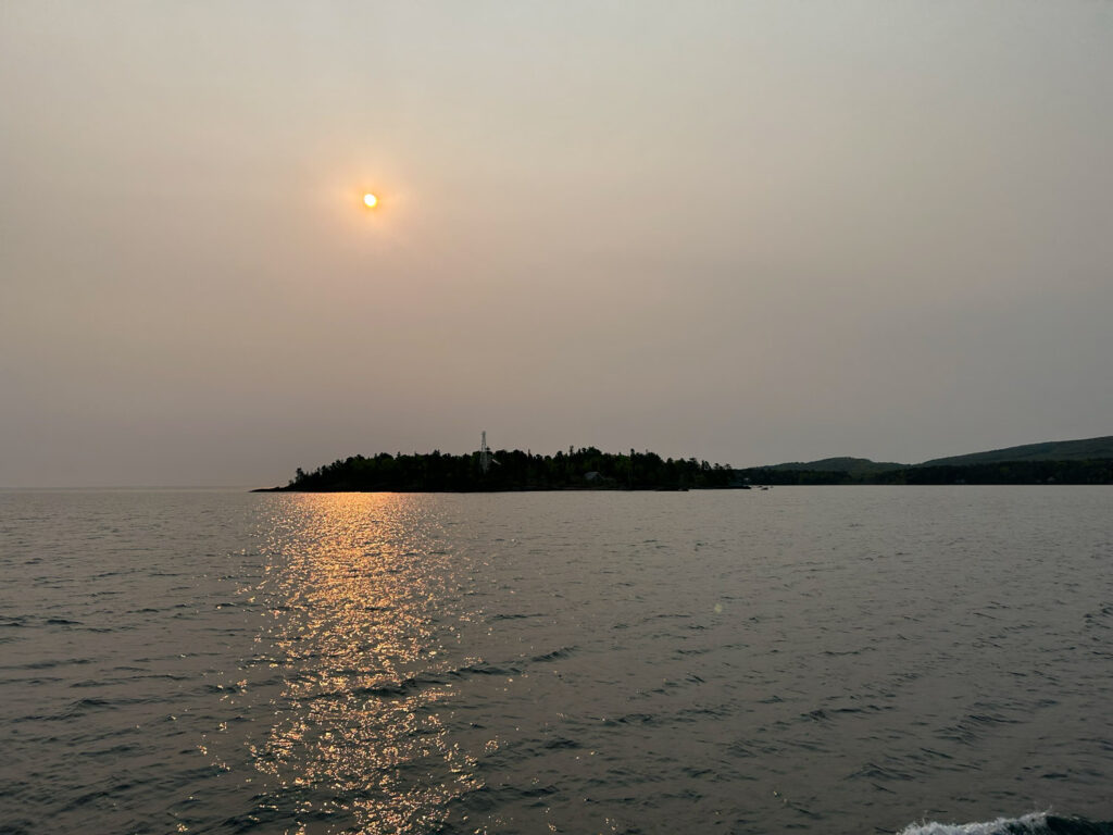 hiking on isle royale