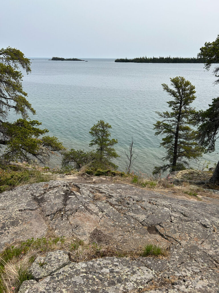 hiking on isle royale