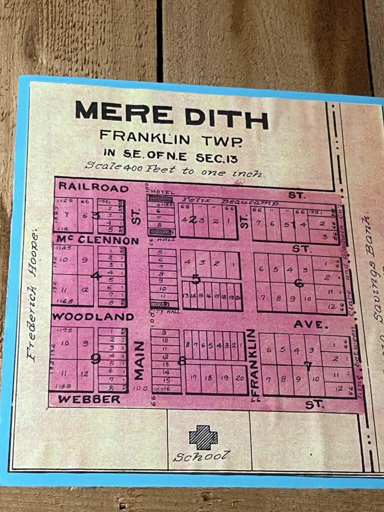 historical photos and documents from meredith michigan