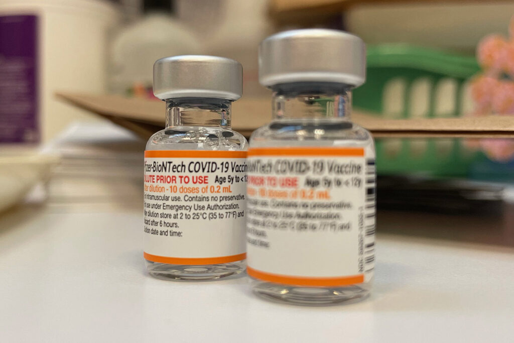 covid vaccine vials