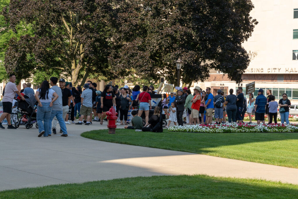 lansing protests