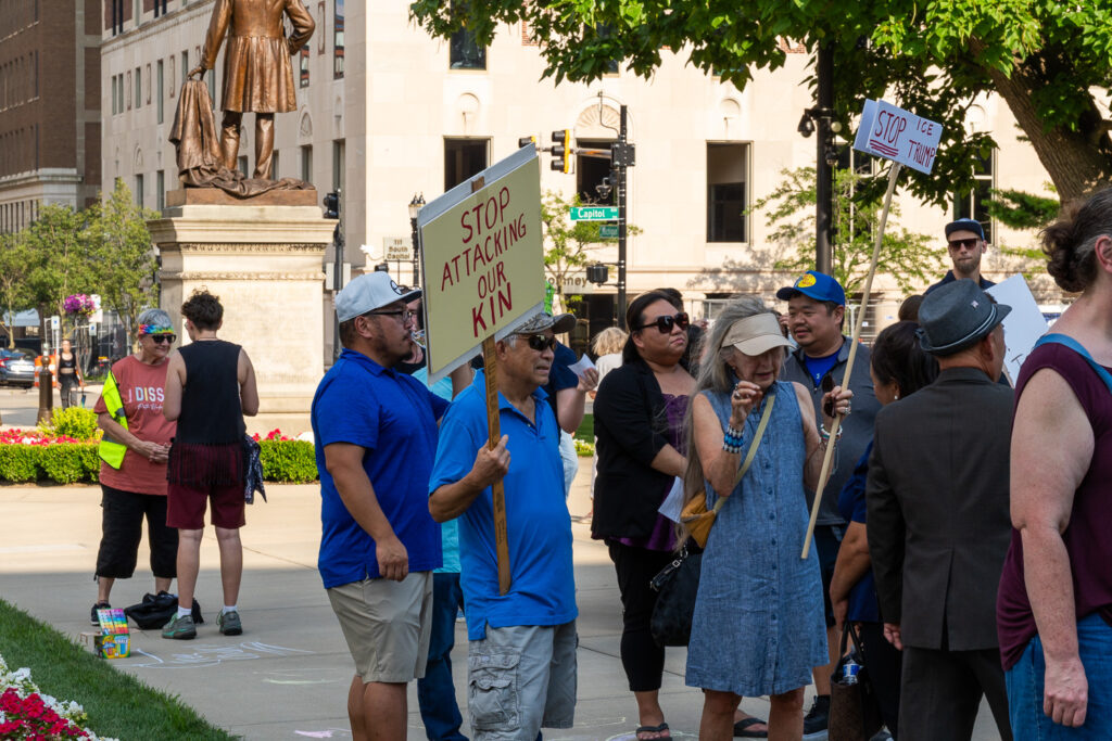 lansing protests