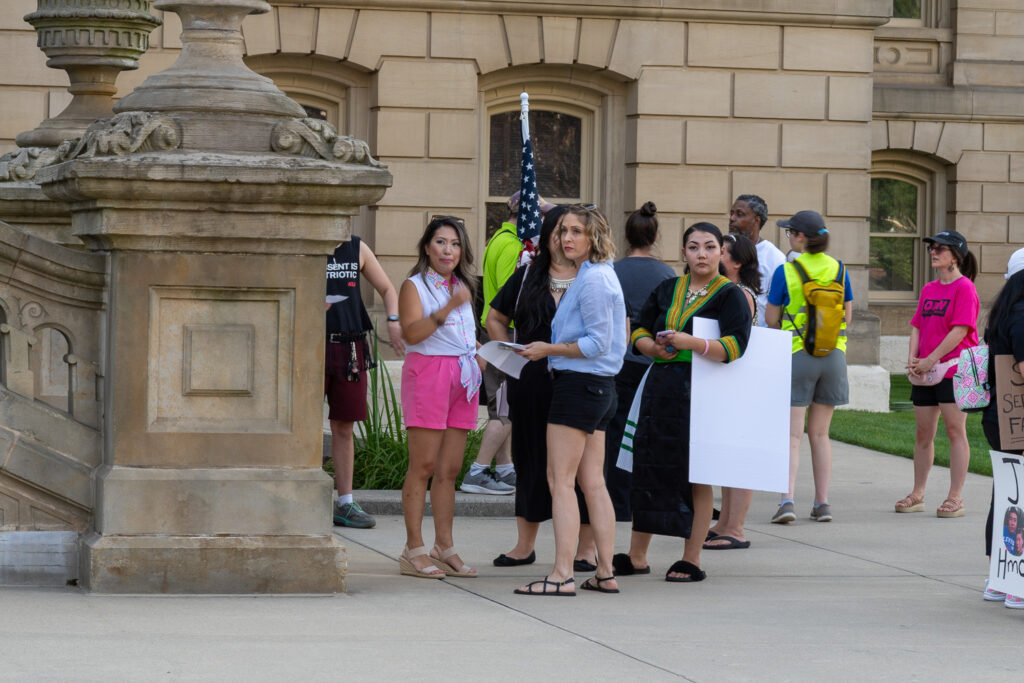 lansing protests
