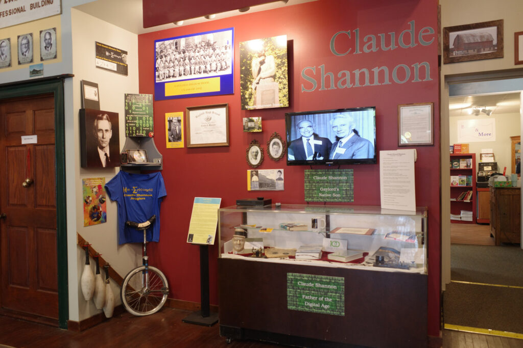 claude shannon park and exhibit