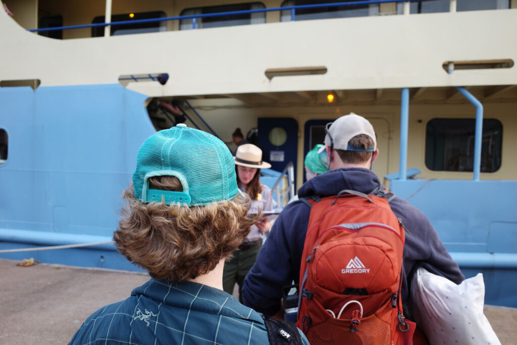isle royale and ferry