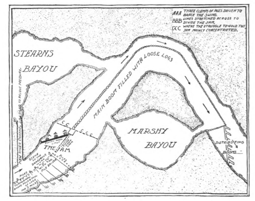 log jam map