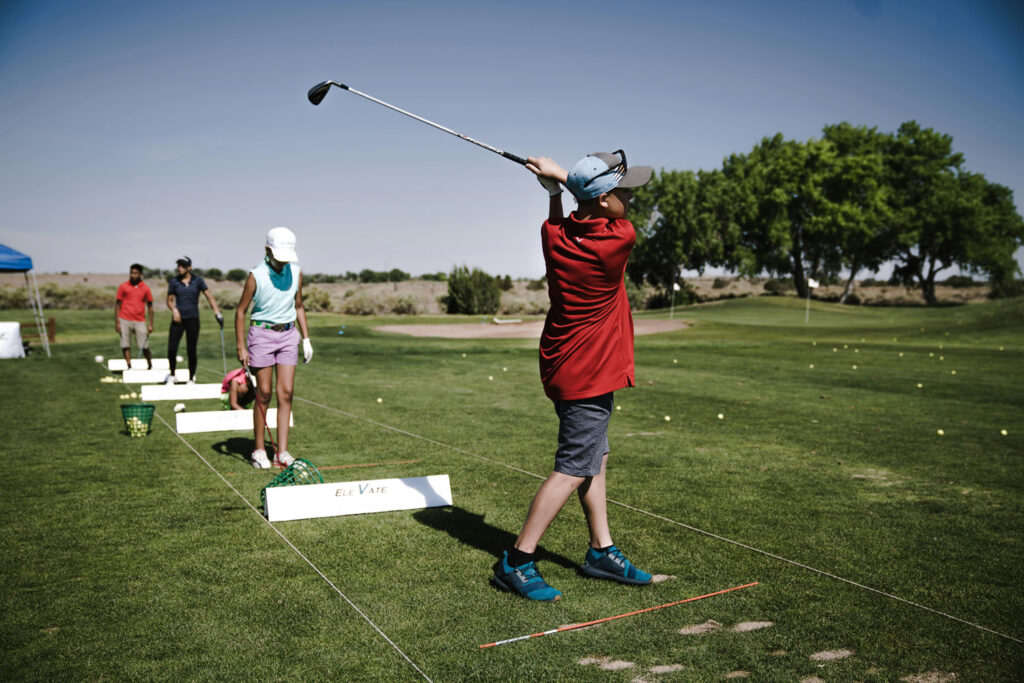 grass driving range