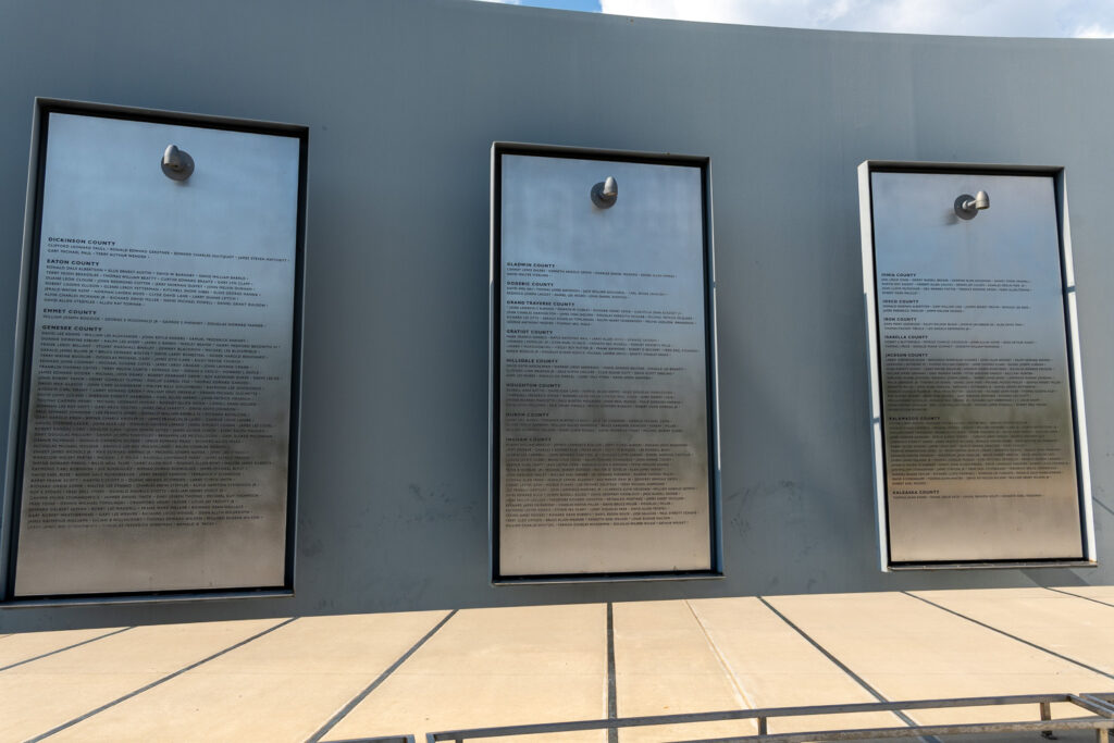 Michigan Vietnam Veterans monument