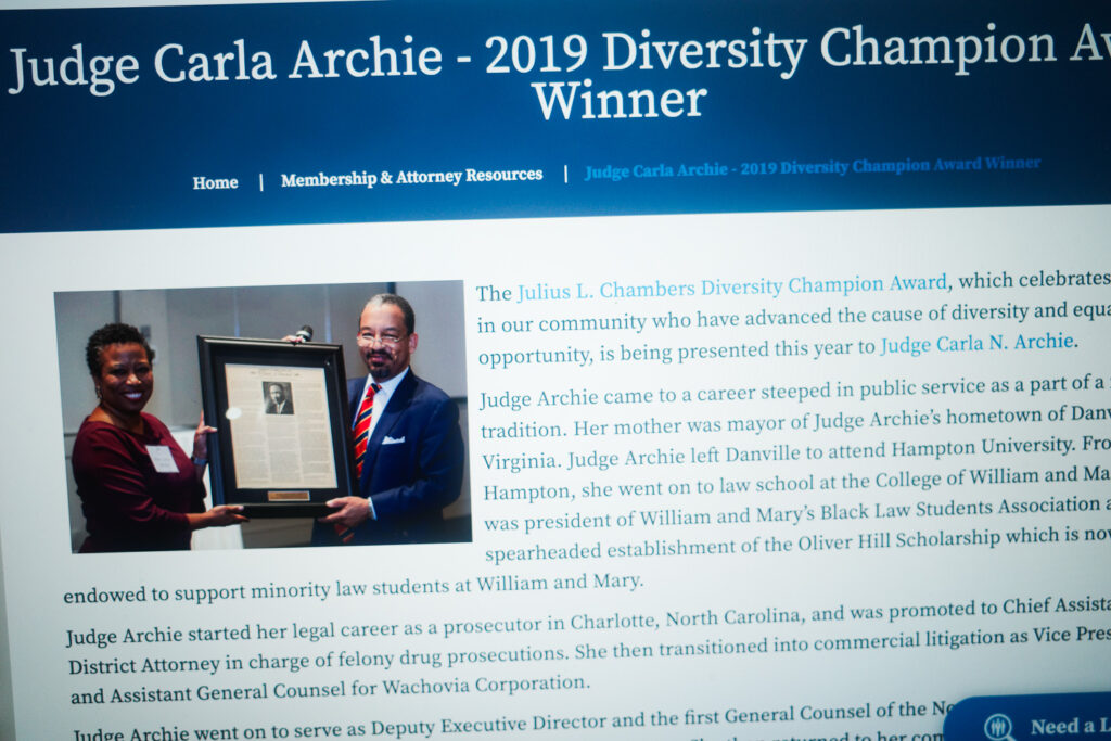 carla archie DEI award