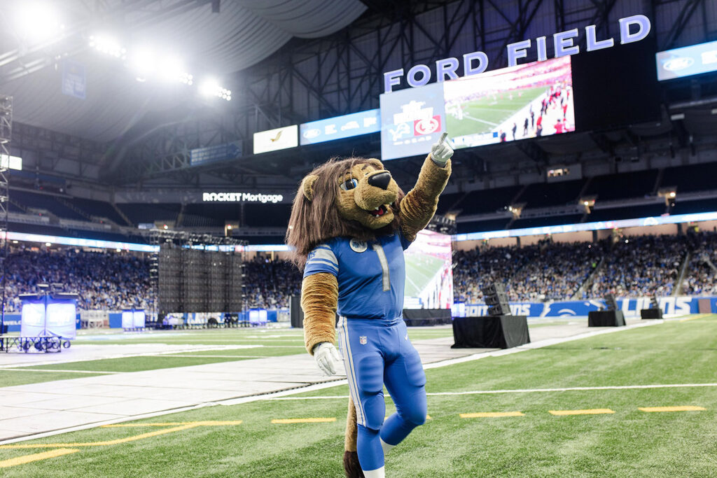 detroit lions mascot