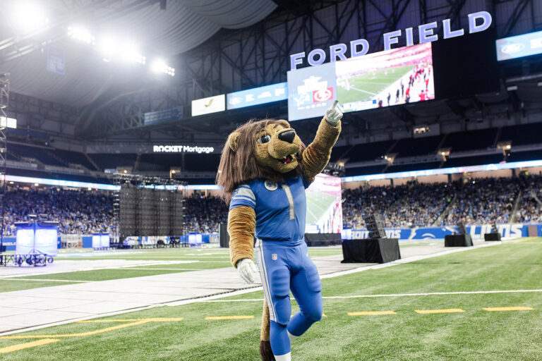 detroit lions mascot