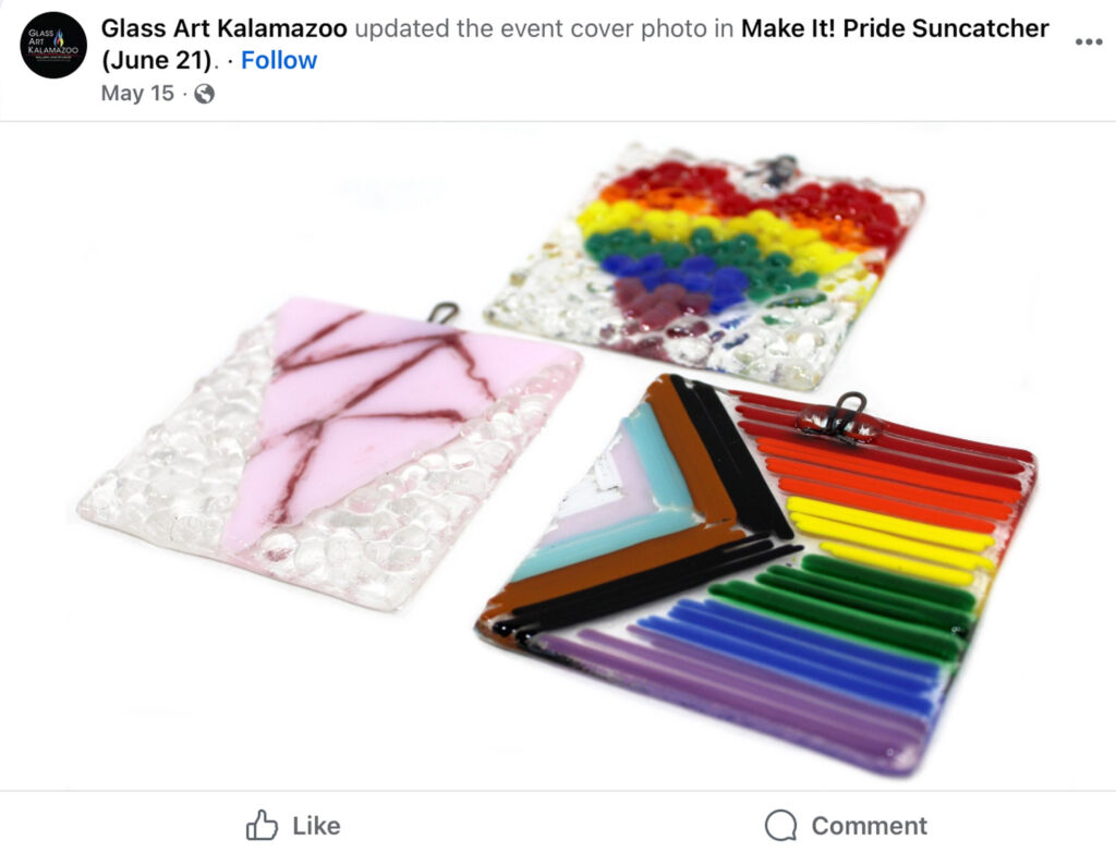 kalamazoo glass maker pride icon
