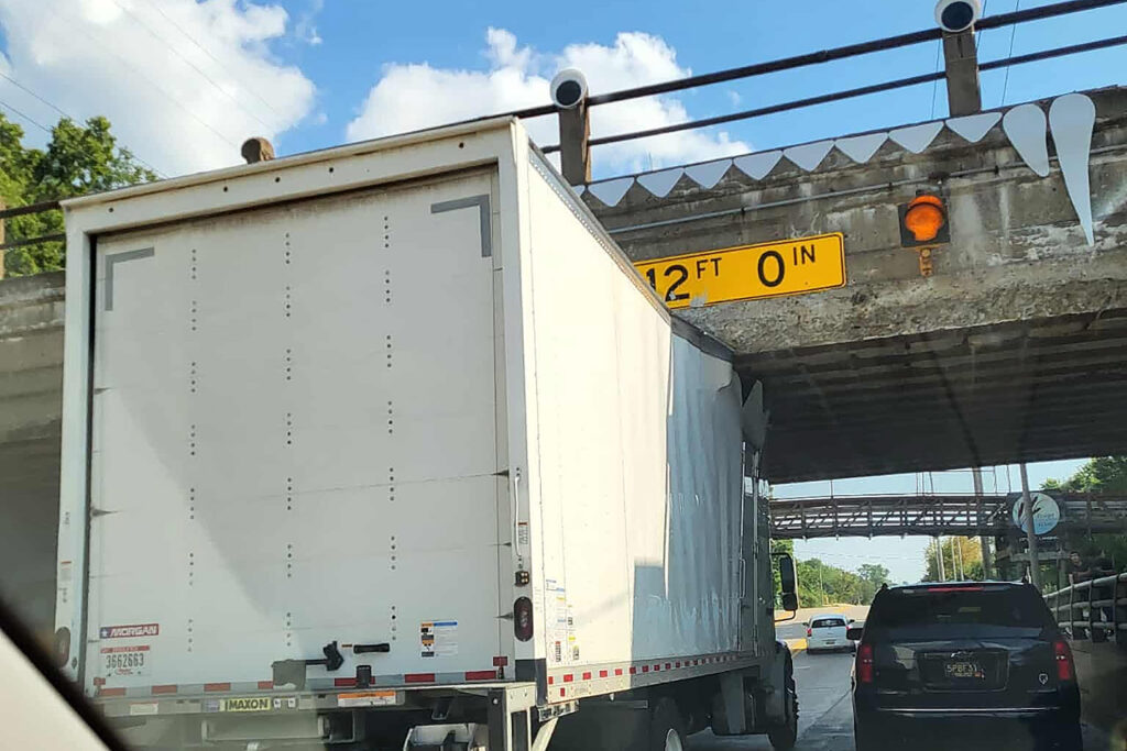 penny the truck eating bridge
