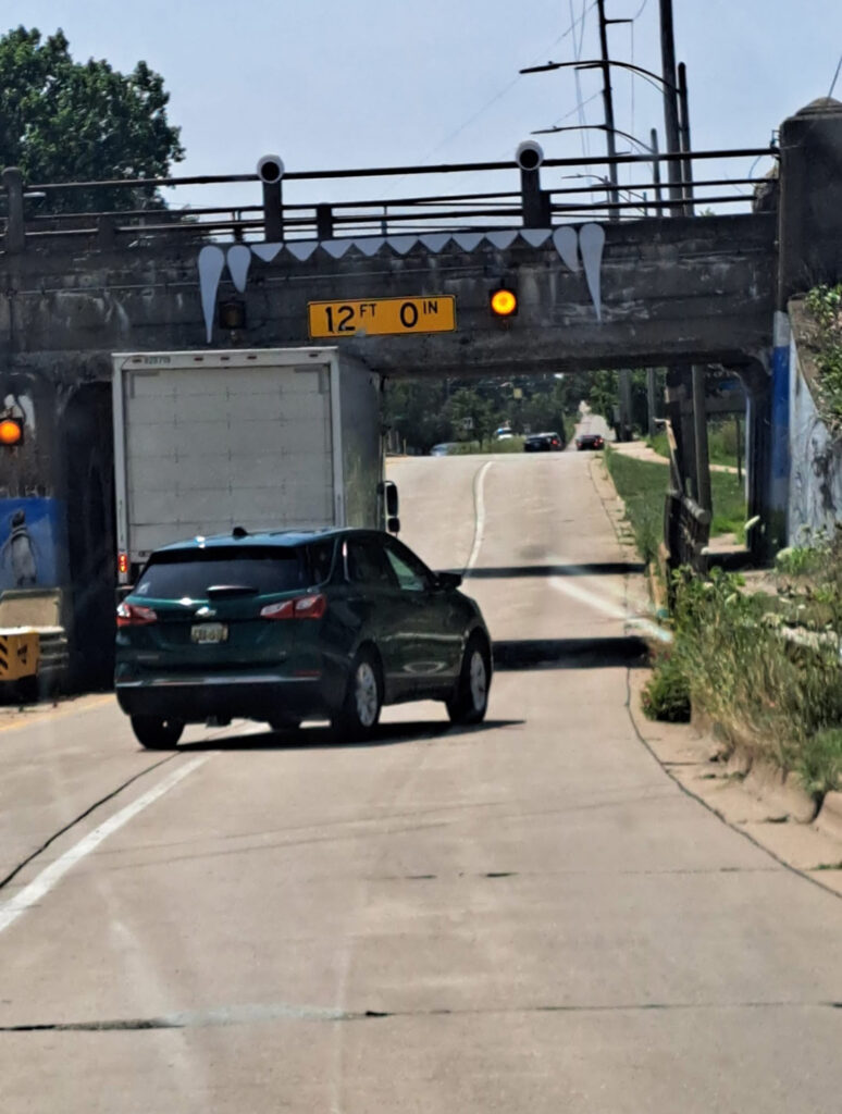 penny the truck eating bridge