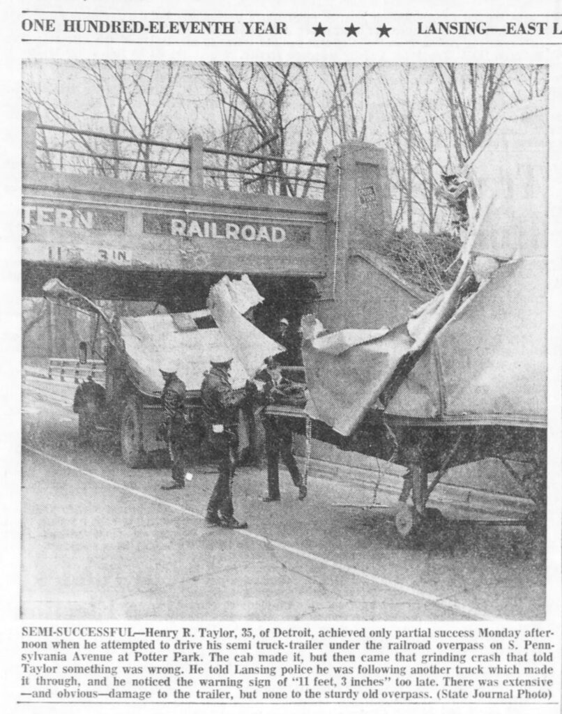 penny the truck eating bridge