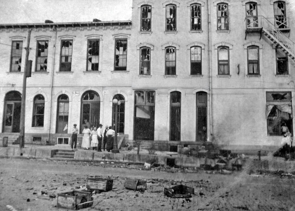 fruit store bombing
