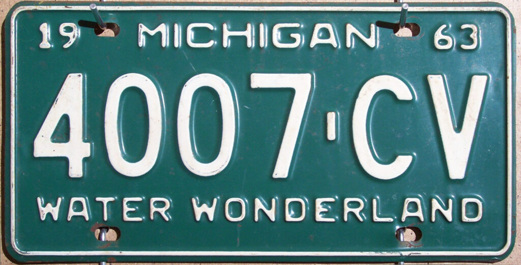 michigan license plate