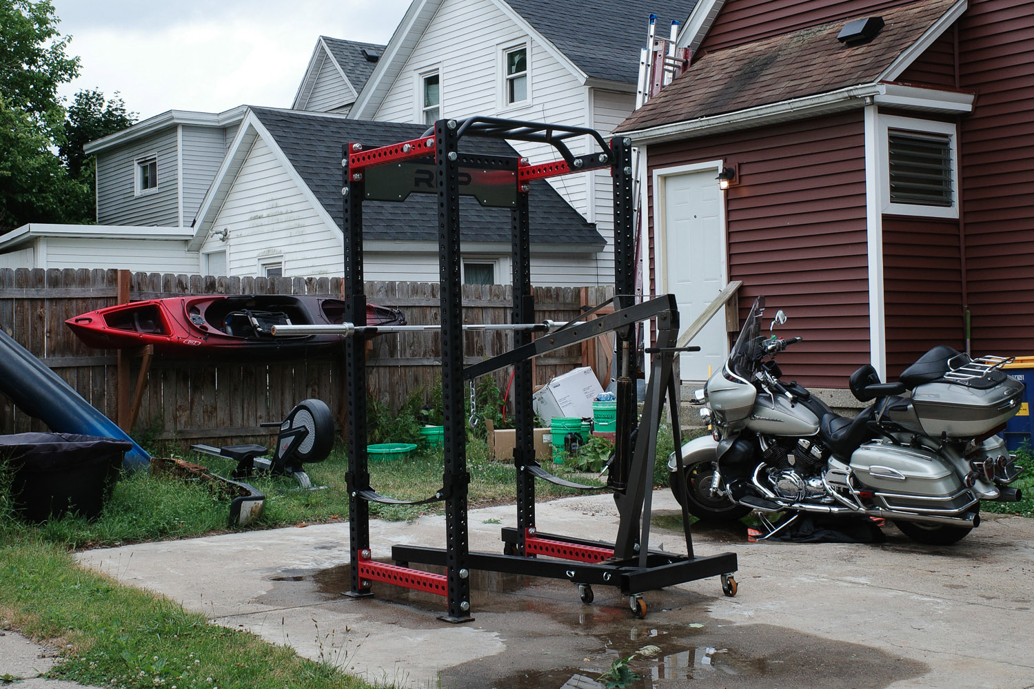 weightlifting rack
