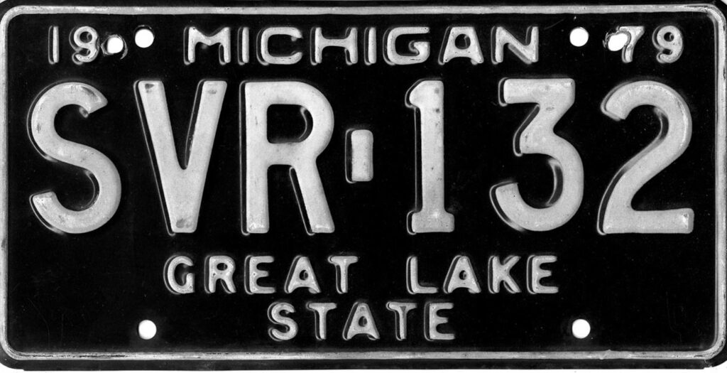 michigan license plate