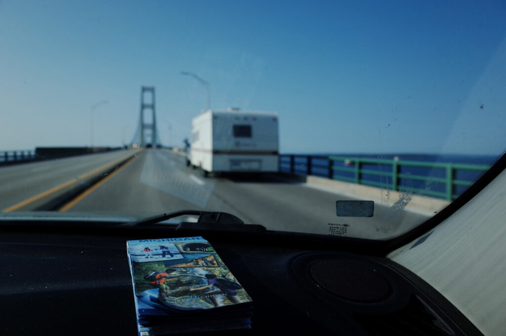 maps in car on road trip