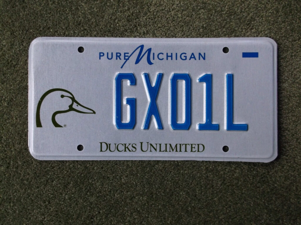 michigan license plate