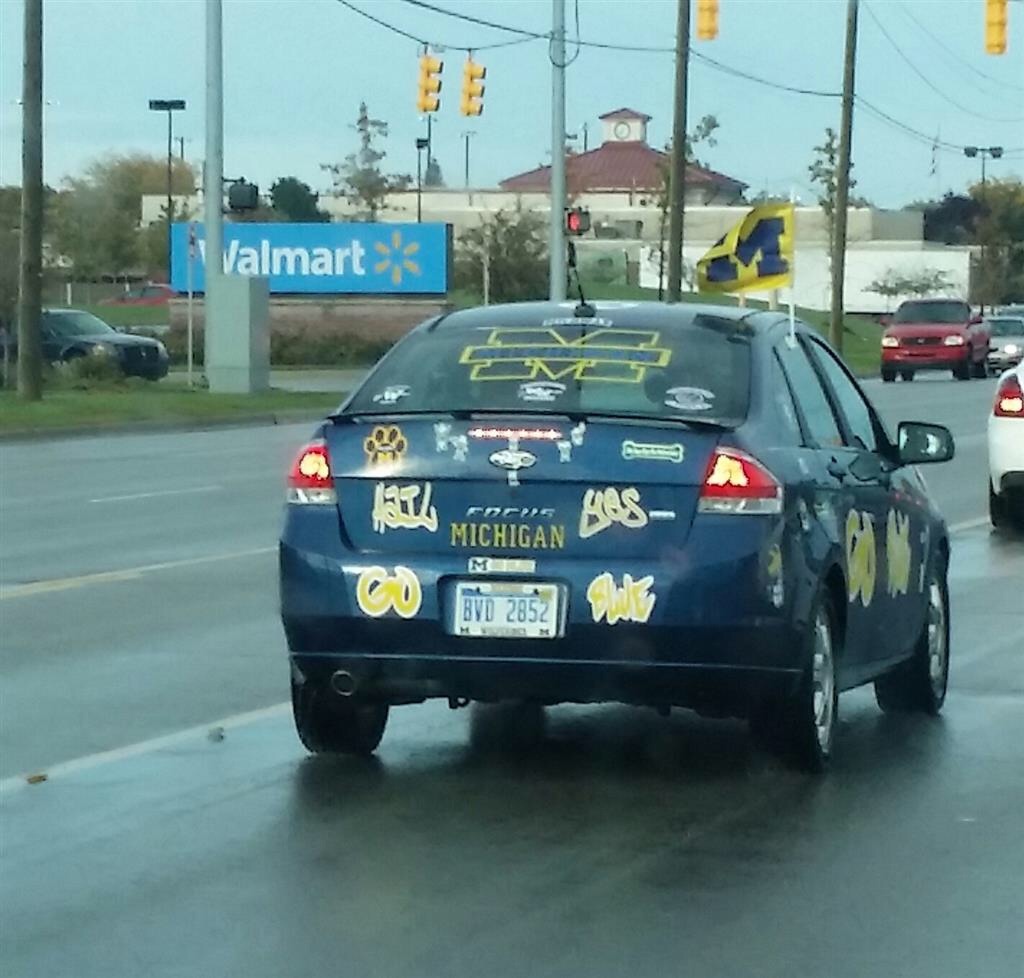 michigan stadium and walmart wolverines