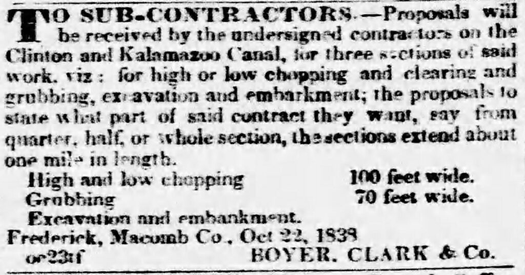 clinton kalamazoo canal