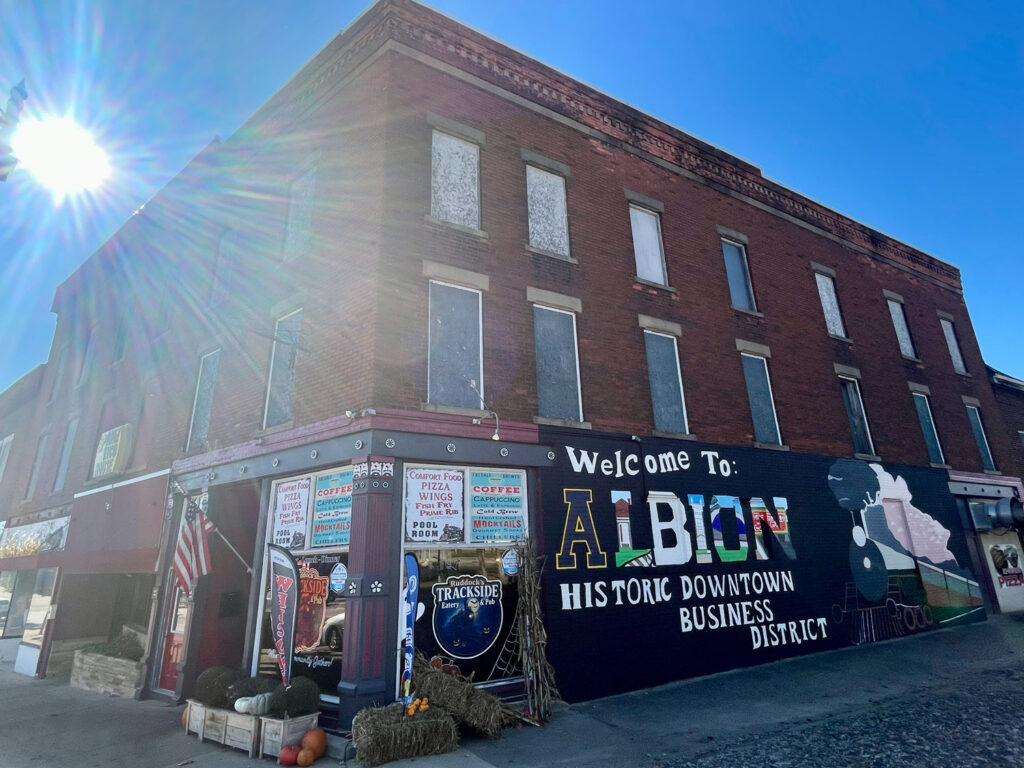 albion michigan former school buildings