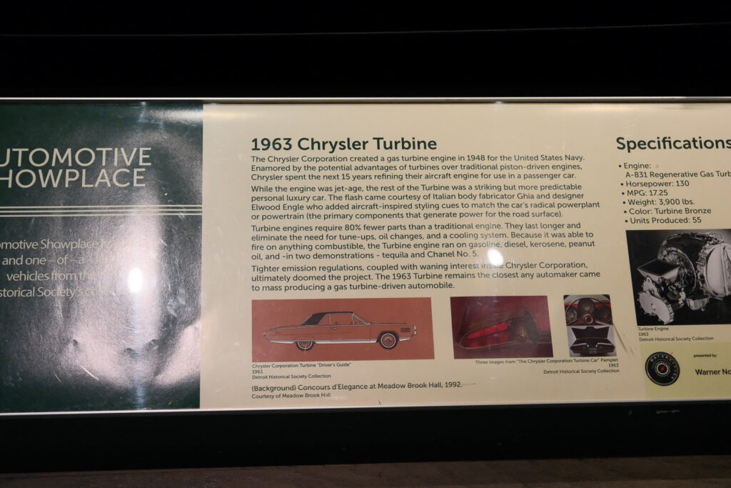 chrysler turbine car