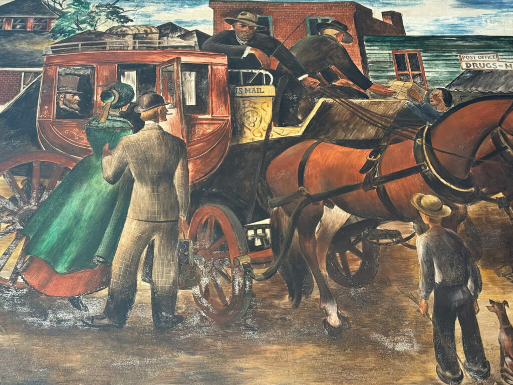 post office mural
