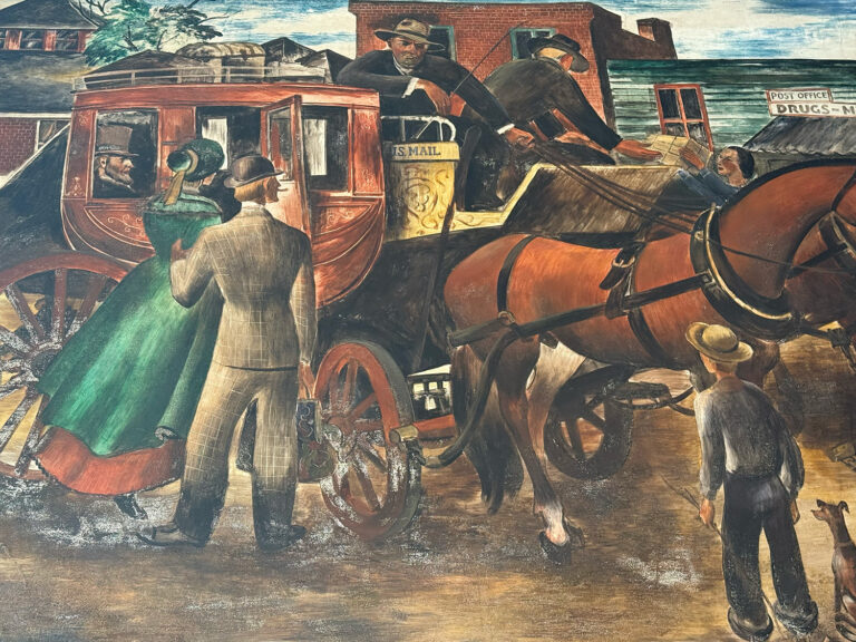post office mural
