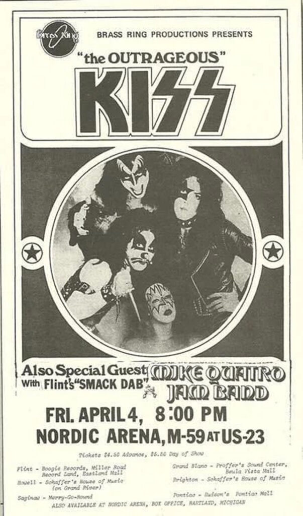 kiss concert poster