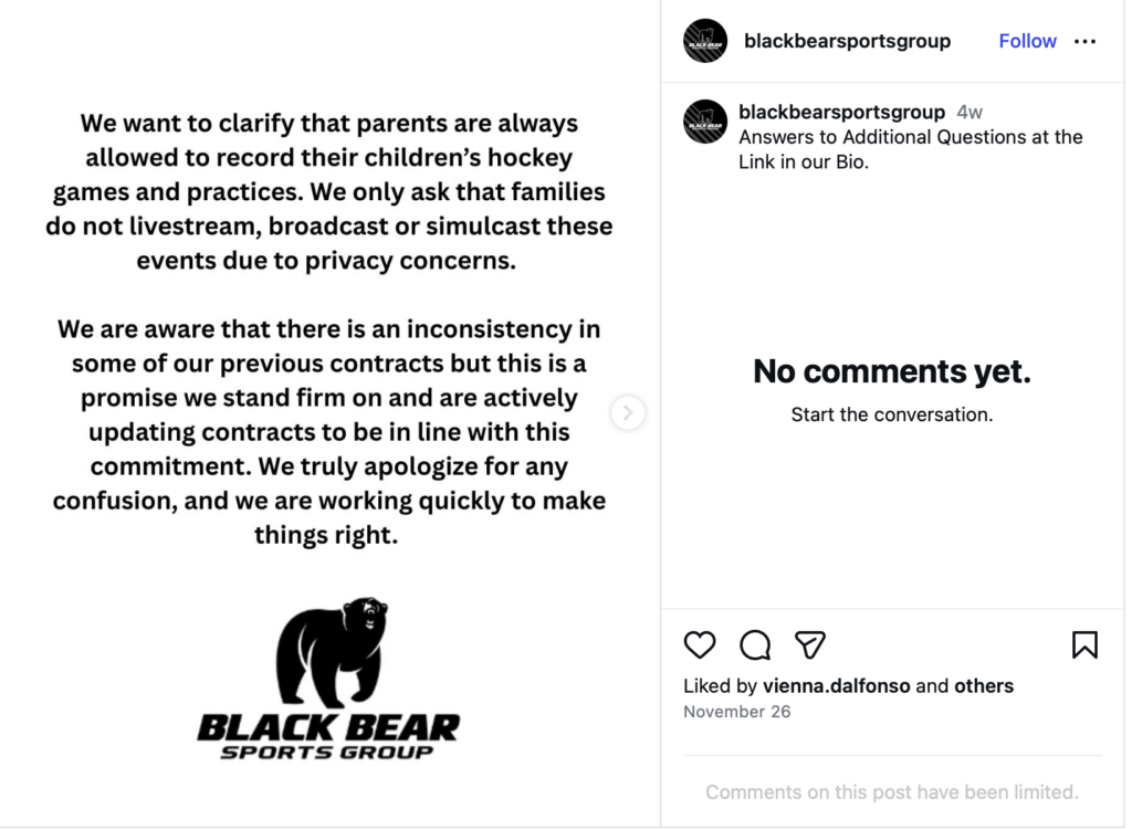 bbsg instagram notice
