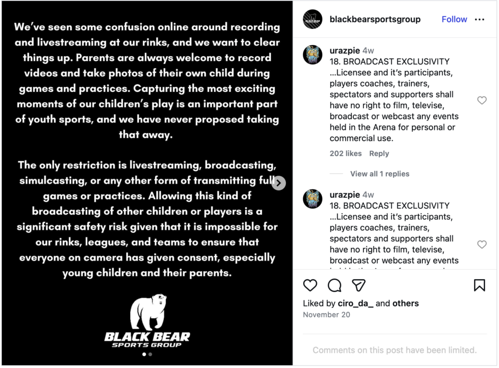 bbsg instagram notice