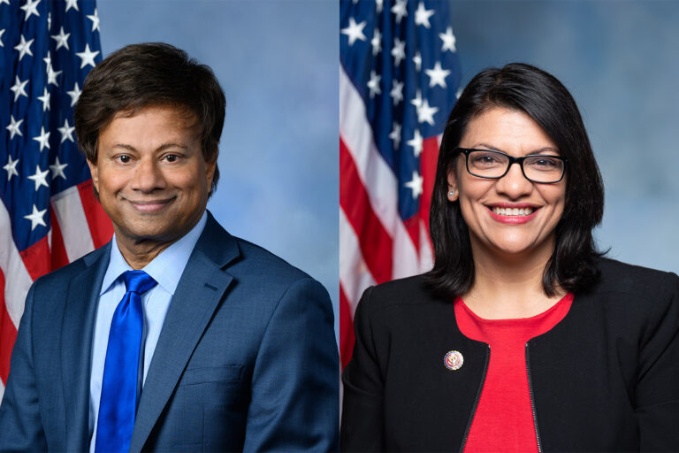 shri thanedar and rashida tlaib