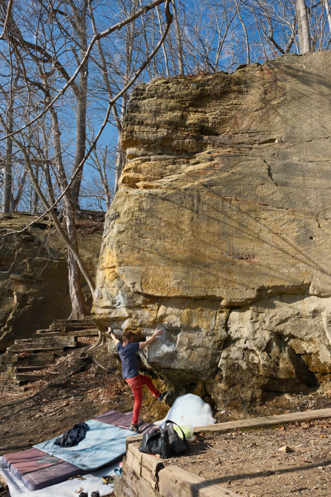 grand ledge rock climbing